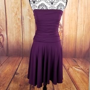 Strapless Purple Dress by Ruby Size S B72